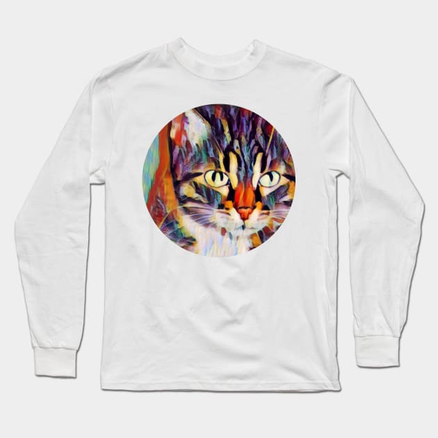 Fast floppy cat Long Sleeve T-Shirt by GoranDesign